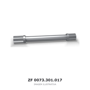 EIXO DE ACIONAMENTO ZF – 0073.301.017 – imagem ilustrativa