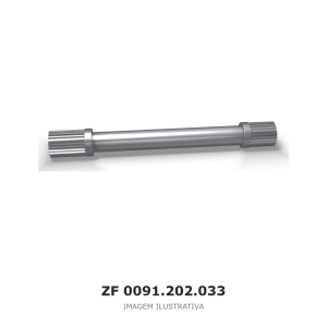 EIXO DE ACIONAMENTO ZF 16 S 1650 – 0091.202.033 – imagem ilustrativa
