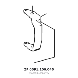 ARCO DE ACIONAMENTO ZF S 6-680 / S 5-680 – 0091.206.046 – imagem ilustrativa