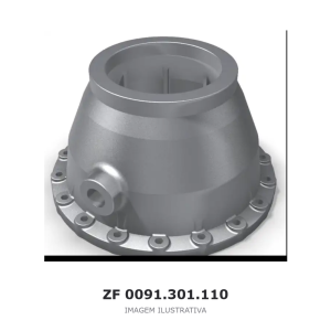 CARCAÇA ZF 16 S 130 / 16 S 1655 OD / 16 S 1650 – 0091.301.110 – imagem ilustrativa