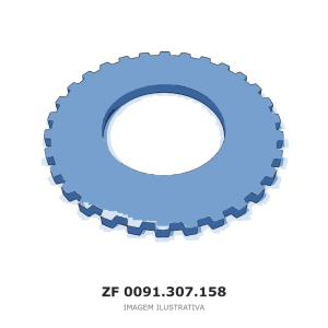 PLACA ZF S 6-1550 / S 6-105 / 6 S 1380 BD – 0091.307.158 – imagem ilustrativa