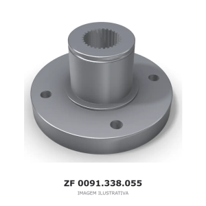FLANGE ZF 16 S 1650 / 16 S 1455 TD – 0091.338.055 – imagem ilustrativa