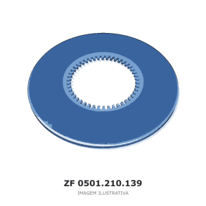 LAMELA EXTERNA ZF 4 WG 311 / 5 WG 311 / 3 WG 261 – 0501.210.139 – imagem ilustrativa