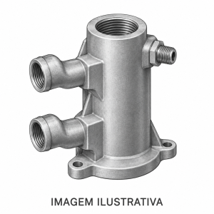 Imagem ilustrativa — representação genérica do componente. A peça fornecida pode apresentar diferenças de geometria e acabamento.