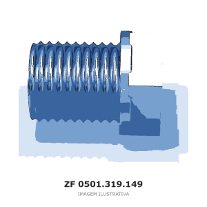BUJÃO ROSCADO ZF AT30 / AT35 / GPA35 – 0501.319.149 – imagem ilustrativa