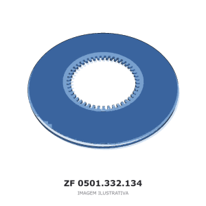 LAMELA INTERNA ZF MT-E 3070 II / MT-E 3070 HL II / MS-E 3070 II – 0501.332.134 – imagem ilustrativa