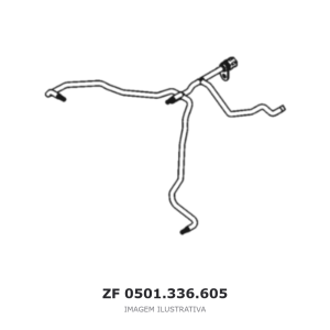 TUBULAÇÃO ZF 9 AS 1110 TD / 9 AS 1310 TD – 0501.336.605 – imagem ilustrativa