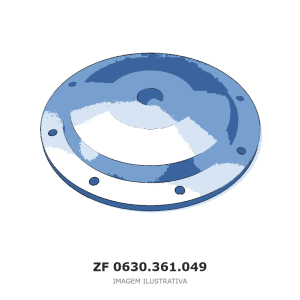 TAMPA DE VEDAÇÃO ZF APL 325 / 4 WG 308 / 4 WG 258 – 0630.361.049 – imagem ilustrativa