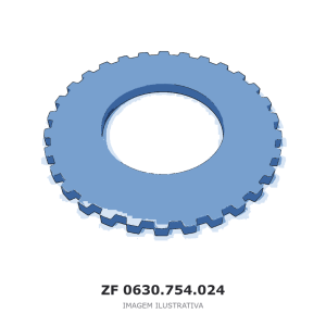 CHAPA DE SEGURANÇA ZF S 1050 / 4 WG 65 / 4 WG 65 II(D) – 0630.754.024 – imagem ilustrativa