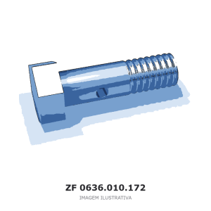 PARAFUSO SEXTAVADO ZF S 6-1550 / S 6-105 / 6 S 1380 BD – 0636.010.172 – imagem ilustrativa