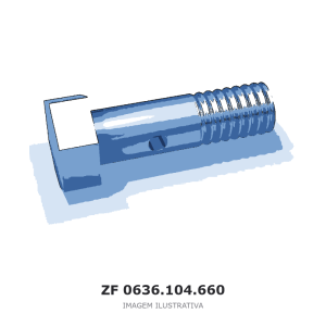 PARAFUSO HEXALOBULAR ZF – 0636.104.660 – imagem ilustrativa