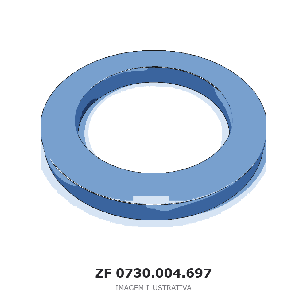 ARRUELA DE AJUSTE ZF 9 S 1315 TO / 9 S 1315 WO / TSA 09 – 0730.004.697 – imagem ilustrativa ARRUELA DE AJUSTE ZF 9 S 1315 TO / 9 S 1315 WO / TSA 09 – 0730.004.697 – imagem ilustrativa