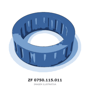GAIOLA DE AGULHA ZF S 6-1550 / S 6-105 / 6 S 1380 BD – 0750.115.011 – imagem ilustrativa