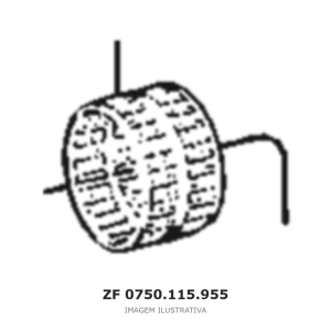 ROLETE DE AGULHAS ZF 16 S 130 / 16 S 130 NMV / 16 S 1955 OD – 0750.115.955 – imagem ilustrativa