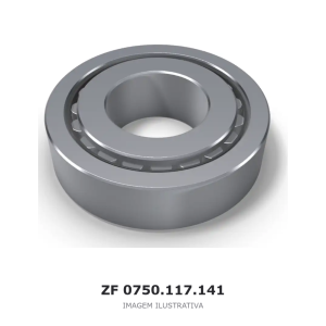 ROLAMENTO DE ROLOS CÔNICOS ZF AV-132/90GR.SLF / AV 132/80 / AV 132/87 – 0750.117.141 – imagem ilustrativa