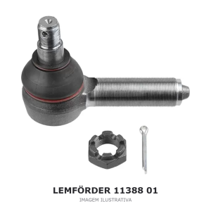 TERMINAL DE DIREÇÃO LEMFÖRDER MERCEDES-BENZ / MAN / IVECO – 11388 01 – imagem ilustrativa