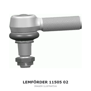 TERMINAL DE DIREÇÃO LEMFÖRDER MERCEDES-BENZ / VOLVO / SCANIA – 11505 02 – imagem ilustrativa