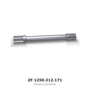 EIXO DE ACIONAMENTO ZF – 1250.312.171 – imagem ilustrativa