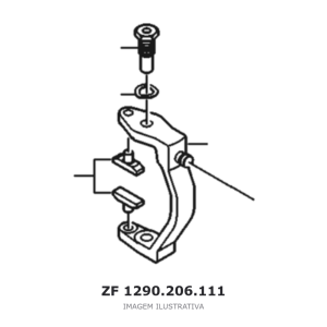 ARCO DE ACIONAMENTO ZF S 6-680 / S 5-680 – 1290.206.111 – imagem ilustrativa
