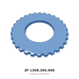 CHAPA DE BLOQUEIO ZF – 1308.306.068 – imagem ilustrativa