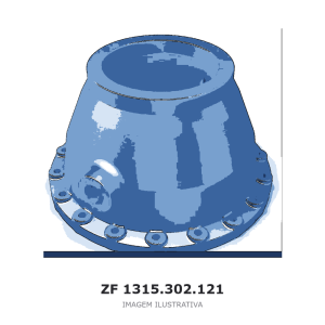 CARCAÇA DA BOMBA ZF 16 S 221 IT / 16 S 2225 TO / 16 S 2225 TD – 1315.302.121 – imagem ilustrativa