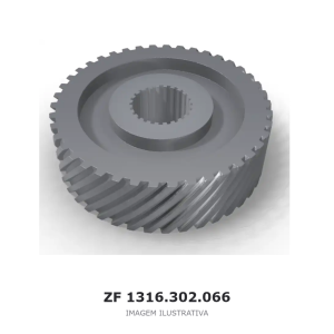 ENGRENAGEM HELICOIDAL ZF 16 S 221 IT / 16 S 2220 TD / 16 S 2325 TD – 1316.302.066 – imagem ilustrativa