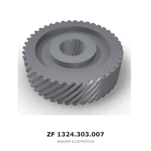 ENGRENAGEM HELICOIDAL ZF 9 S 1115 TD / 9 S 1315 TD / 9 S 1110 TD – 1324.303.007 – imagem ilustrativa