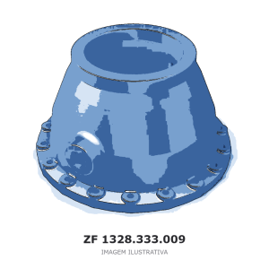 CORPO DE ACOPLAMENTO ZF 12 AS 1930 TD / 16 AS 2601 / 16 AS 2630 TO – 1328.333.009 – imagem ilustrativa