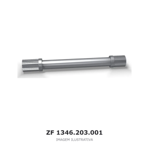 EIXO INTERMEDIÁRIO ZF 6 AS 1000 TO / 6 AS 1010 BO / 6 S 1010 BO – 1346.203.001 – imagem ilustrativa