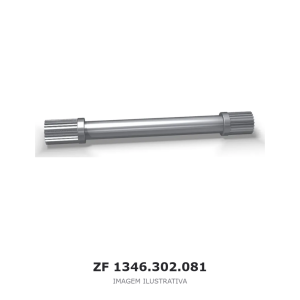 EIXO DE ACIONAMENTO ZF 6 S 1010 BO / 6 AS 1010 BO – 1346.302.081 – imagem ilustrativa