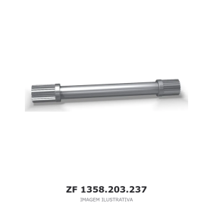 EIXO INTERMEDIÁRIO ZF 12 TX 2420 TD / 12 TX 2620 TD / 12 TX 2424 TD – 1358.203.237 – imagem ilustrativa