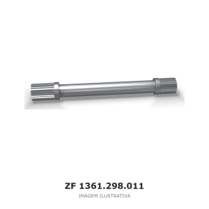 EIXO DE MUDANÇA ZF 6 S 450 P – 1361.298.011 – imagem ilustrativa