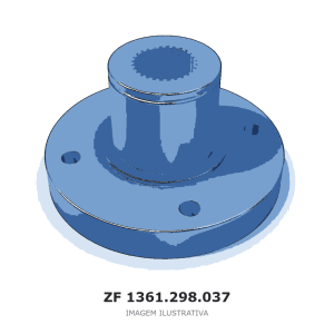 FLANGE DE SAÍDA ZF – 1361.298.037 – imagem ilustrativa