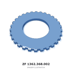 PLACA INTERMEDIÁRIA ZF – 1362.368.002 – imagem ilustrativa