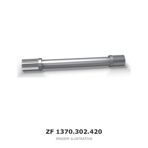 EIXO DE ACIONAMENTO ZF 12 TX 2420 BD / 12 TX 2421 BO / 12 TX 2421 BD – 1370.302.420 – imagem ilustrativa