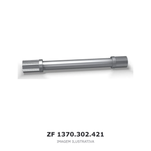 EIXO DE ACIONAMENTO ZF 12 TX 2424 TD / 12 TX 2624 TD – 1370.302.421 – imagem ilustrativa