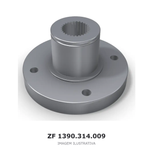 FLANGE DE SAÍDA ZF – 1390.314.009 – imagem ilustrativa