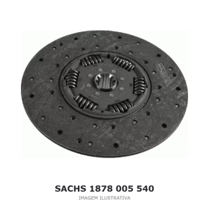 DISCO DE EMBREAGEM SACHS 430 MM MERCEDES-BENZ – 1878 005 540 – imagem ilustrativa