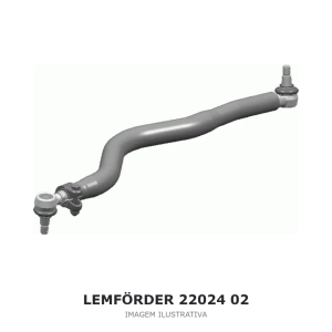 BARRA DE DIREÇÃO CENTRAL LEMFÖRDER VOLVO – 22024 02 – imagem ilustrativa