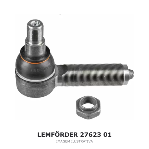 TERMINAL DE DIREÇÃO LEMFÖRDER MERCEDES-BENZ / VOLVO – 27623 01 – imagem ilustrativa