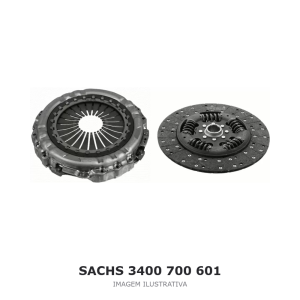 KIT DE EMBREAGEM SACHS 430 MM VOLVO FM / FH – 3400 700 601 – imagem ilustrativa