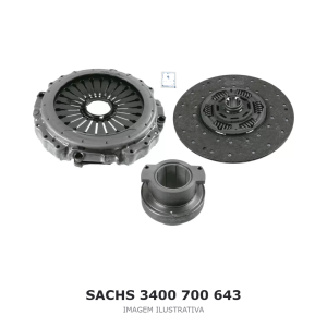 KIT DE EMBREAGEM SACHS 430 MM – 3400 700 643 – imagem ilustrativa