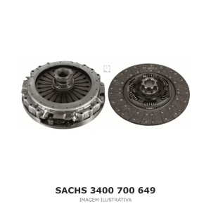 KIT DE EMBREAGEM SACHS 400 MM MERCEDES-BENZ AXOR – 3400 700 649 – imagem ilustrativa