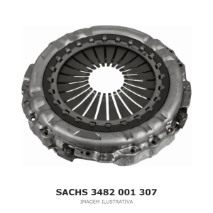 PLATÔ DE EMBREAGEM SACHS 430 MM RENAULT / VOLVO / MACK – 3482 001 307 – imagem ilustrativa