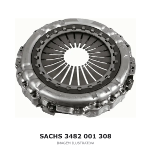 PLATÔ DE EMBREAGEM SACHS 430 MM VOLVO / RENAULT / MACK – 3482 001 308 – imagem ilustrativa