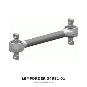 BRAÇO OSCILANTE DA SUSPENSÃO LEMFÖRDER SCANIA – 34981 01 – imagem ilustrativa