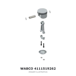 JOGO DE REPARO DO COMPRESSOR DE AR WABCO – 4111519262 – imagem ilustrativa