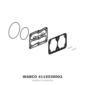 JOGO DE REPARO DO COMPRESSOR DE AR WABCO MERCEDES-BENZ – 4115530002 – imagem ilustrativa