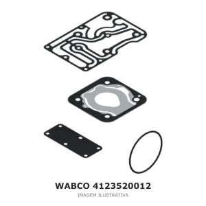 JOGO DE REPARO DO COMPRESSOR DE AR WABCO MAN – 4123520012 – imagem ilustrativa