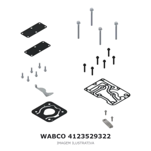 JOGO DE REPARO DO COMPRESSOR DE AR WABCO – 4123529322 – imagem ilustrativa